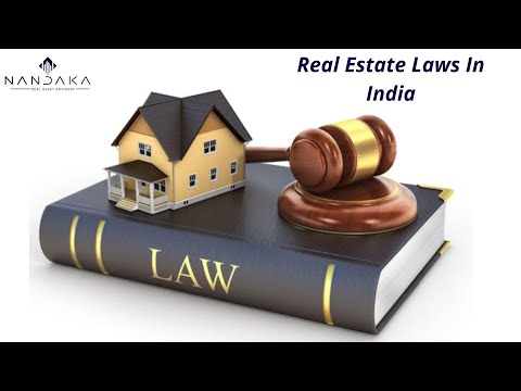 REAL ESTATE LAWS IN INDIA - By Nandaka Real Asset Advisory #realestate #business