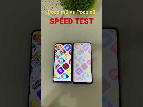 Poco M3 vs Poco X3 Speed Test #shorts