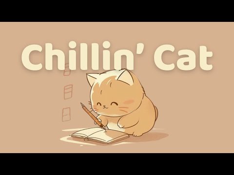 Chillin' cat 👑 lofi chill 【Cute lofi music mix】 🍪 study/aesthetic/chill/relax ♪