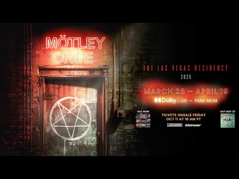 ♠️❤️ MÖTLEY CRÜE RETURNS TO THE LAS VEGAS STRIP WITH THE 'LAS VEGAS RESIDENCY' ♣️♦️