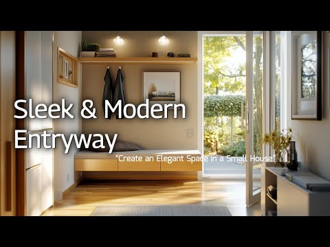 Small House, Big Impact: Minimalist & Elegant Entryway Design Ideas