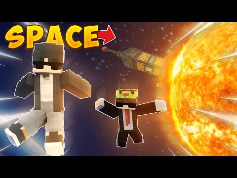 How We Got Trapped In Space In Minecraft @SenpaiSpider