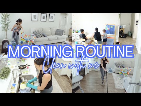 MORNING ROUTINE | CLEAN WITH ME | MORNING VLOG