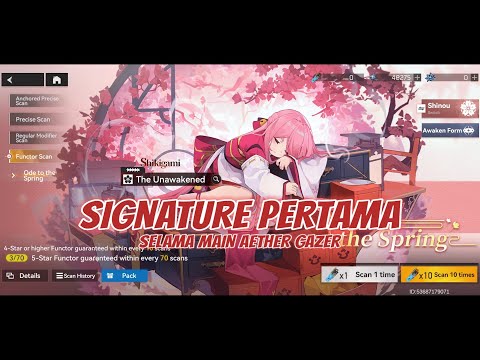 SIGNATURE PERTAMAKU SELAMA DI AETHER GAZER