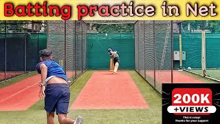 batting practice in net | cricket net practice | net practice #cricandfit #cricket #viratkohli