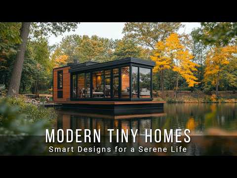 Modern Tiny Homes by the Lake: Smart Designs for a Serene Life