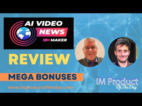 AI Video News Maker Review + Award-Winning Bonuses To Make It Work FASTER (Worth $997)!