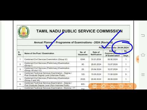 அடிச்சது ஜாக்பாட் - TNPSC UPDATED ANNUAL PLANNER