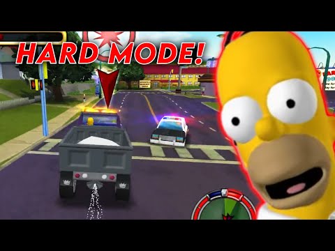 HARD MODE Simpsons Hit & Run Is A NIGHTMARE!