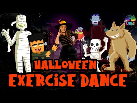 Halloween Exercise Dance | Learn how to Spell 6 different Monster Names | Indoor Workout for Kids