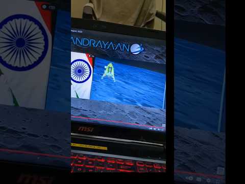 hamne kar dikhaya finally landed Chandrayan 3 #ISRO  #chandrayaan3  #proudtobeindian  #minivlog96