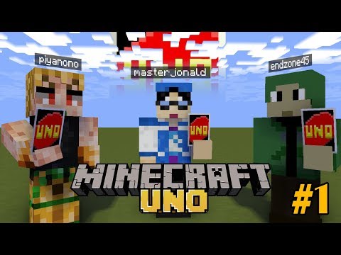 Minecraft UNO w/ endzone45 & piyanono Ep. 1