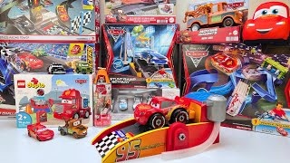 Disney Pixar Cars Toys Unboxing Review | Lightning McQueen Mechanic Shop and Launcher