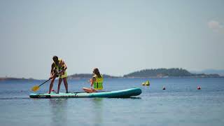 Unforgettable Family Adventures on a Mega SUP at Eagles Resort