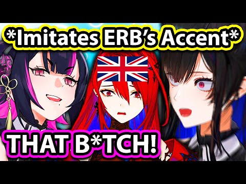 Nerissa & Aradia Imitates Elizabeth's Accent and Calls Her a 𝗕*𝗧𝗖𝗛 【Hololive】