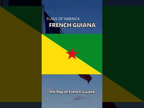 Flags of America: French Guiana 🇬🇫 #flags #international #america #france