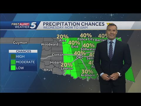 Wednesday Nov. 13, 2024 FORECAST: Rain moving out