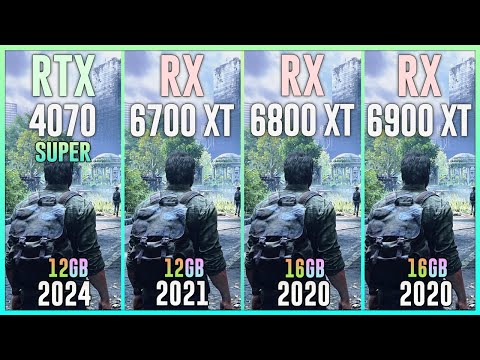 RTX 4070 SUPER vs RX 6700 XT vs RX 6800 XT vs RX 6900 XT - Test in 25 Games