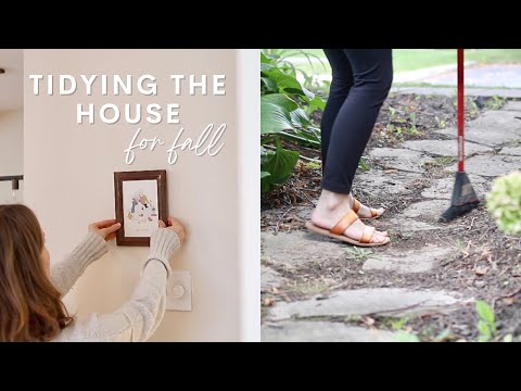 TIDY & ORGANIZE WITH ME | Decluttering & Tidying Our House for Fall 🍂