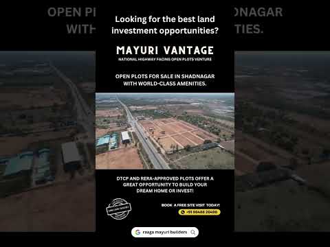 #shorts National Highway Facing Open Plots for sale in Shadnagar