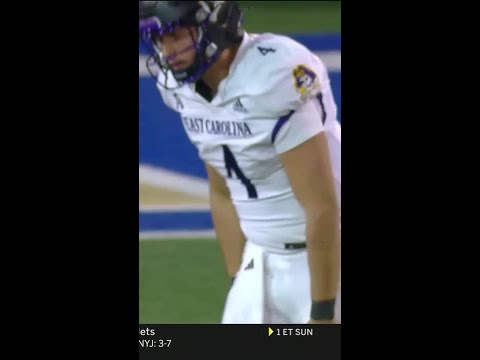 Keuan Parker intercepts the pass vs. East Carolina