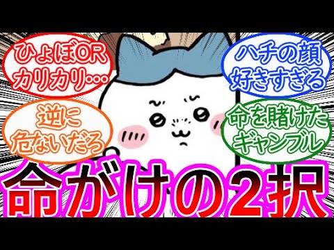 【ちいかわ】命がけの究極の2択！ひょぼかカリカリか…に対する読者の反応集【ゆっくりまとめ】