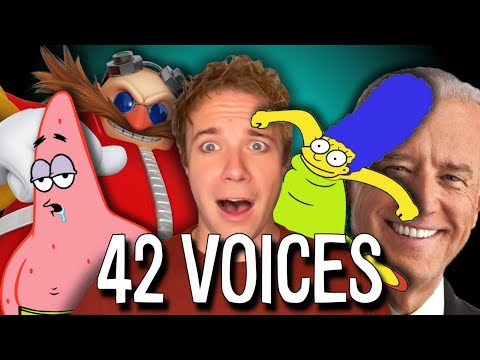 ONE GUY, 42 VOICES (Mandalorian, Harry Potter, SpongeBob, South Park)