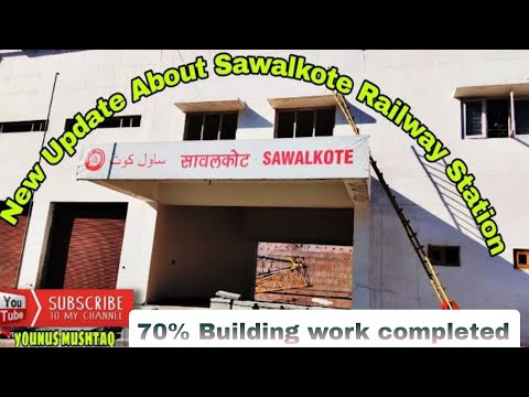 #USBRL Latest update on Sawalkote railway station/ 70% building work completed.