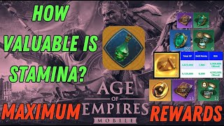 Maximum Rewards with Stamina Daily | Age Of Empires Mobile