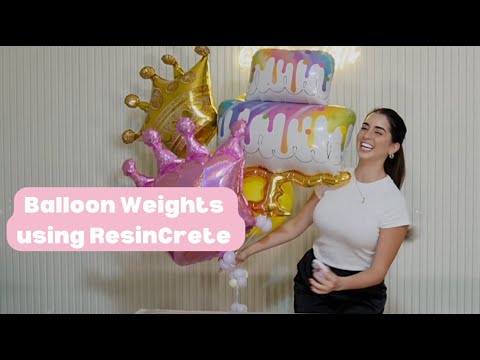 Let's Make Balloon Weights! - Perfect gift for DIY and crafters! JDiction ResinCrete