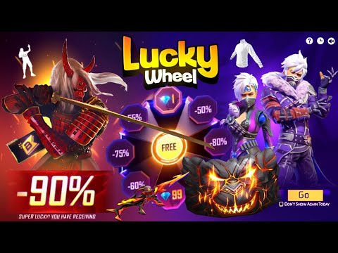 LUCKY WHEEL DISCOUNT EVENT FF, SEPTEMBER EVENT FREE FIRE 2024 🥳 | FREE FIRE NEW EVENT | FF NEW EVENT