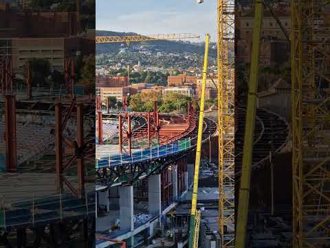 OBRAS CAMP NOU #campnou #construction #football #fcbarcelona #barça #futbol #newstadium