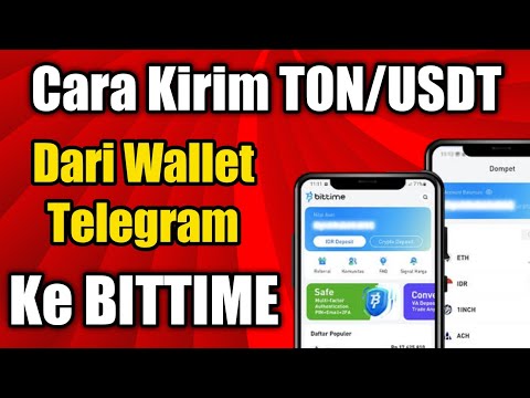 CARA KIRIM TON / USDT DARI WALLET TELEGRAM KE BITTIME