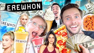 Tasting VIRAL Celebrity Foods! EREWHON World’s Most EXPENSIVE Grocery Store!!!