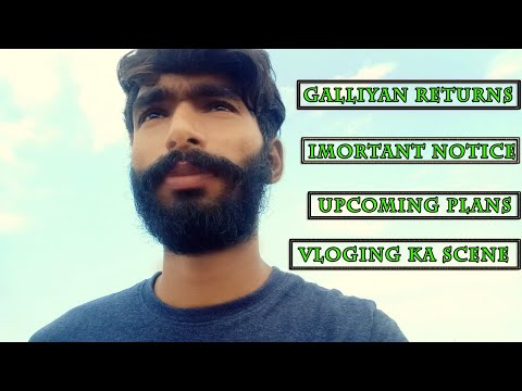 IMPORTANT ANNOUNCEMENT VIDEO| GALLIYAN RETURNS NEWS?VIVAAAN SINGH PRODUCTION|VLOG|RAEBARELI