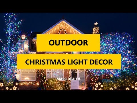 50+ Best Outdoor Christmas Light Decoration Ideas 2018