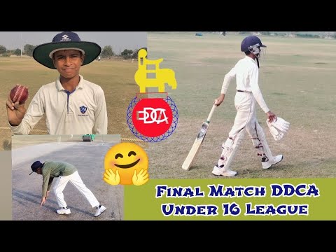 Final Match DDCA Under 16 League 2024 🏏 #cricket #ipl  #match #dailyvlog