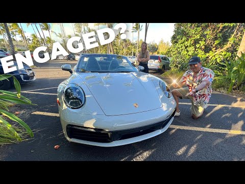 I Married a Porsche in Hawaii - 911 Cabriolet Driving POV Honolulu