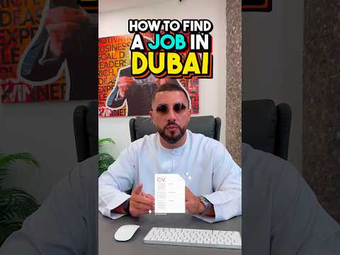 HOW TO FIND A JOB IN DUBAI