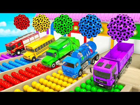 Five Little Monkeys Jumping on the Bed | Five Little Cars Jumps | Baby Nursery Rhymes & Kids Songs