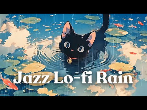 90s vibes Lo-fi Jazz Rain ☂️ Chill Study Beats Mix