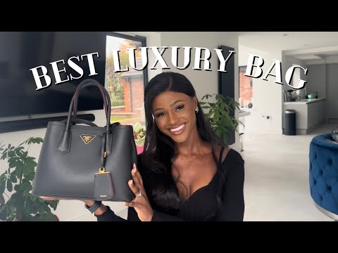 Best first luxury designer handbag to start your collection | PRADA double bag review