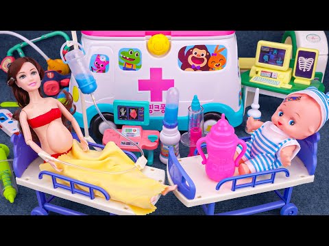 63 Minutes Satisfying with Unboxing Doctor Playset，Pregnant women toys Collection ASMR | Review Toys