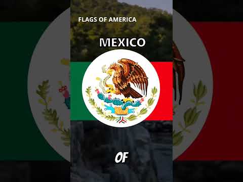 Flags of America: Mexico 🇲🇽 #flags #mexico #vivamexico #usa #history #geography #funfacts