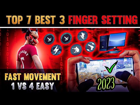 Top 7 Best 3 FINGER Custom Hud Free Fire🔥 (MOVMENT+HEADSHOT)😎 Best Custom Hud In FF | MALIK FF | P2