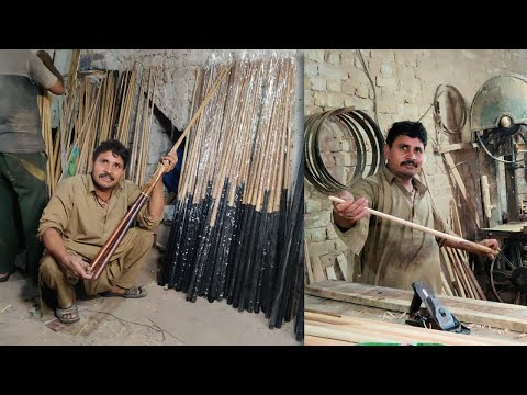 Billiards Cue Stick Making Process || Snooker Wooden Pool Cue