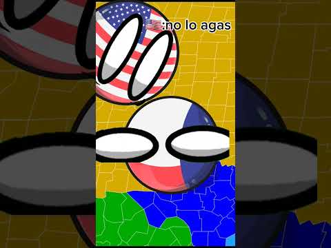 Oye texas me das estados unidos #2024shorts #humor #comedy #countryballs