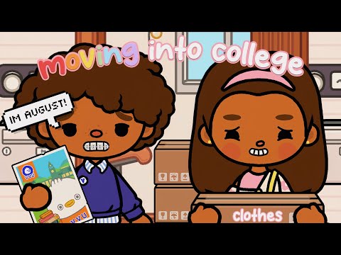 College MOVING DAY! *MEETING a BOY* 📦 Toca Boca Roleplay #tocaboca #roleplay