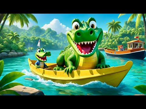 Row Row Row Your Boat | Fun Action Song for Kids | Nursery Rhymes & Kids Songs