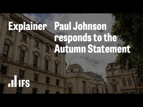 The Autumn Statement explained in 90 seconds